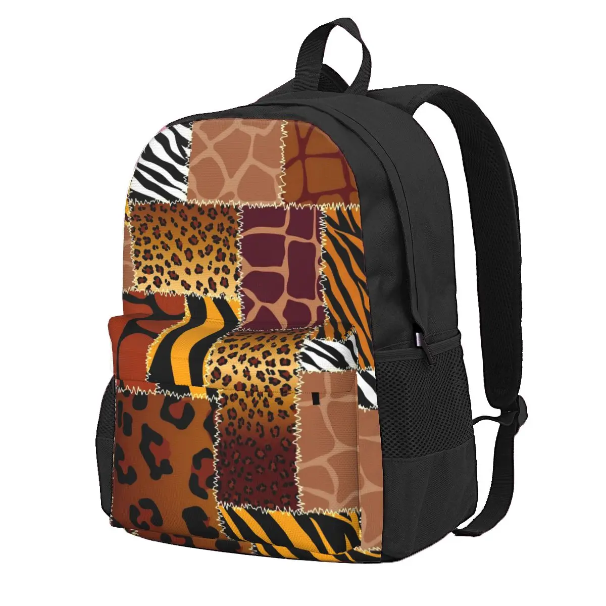 Animal Patchwork Print Backpack Retro Women Polyester Travel Backpacks Pattern Fashion School Bags Rucksack 
Animal Patchwork Print Backpack Retro Women Polyester Travel Backpacks Pattern Fashion School Bags Rucksack