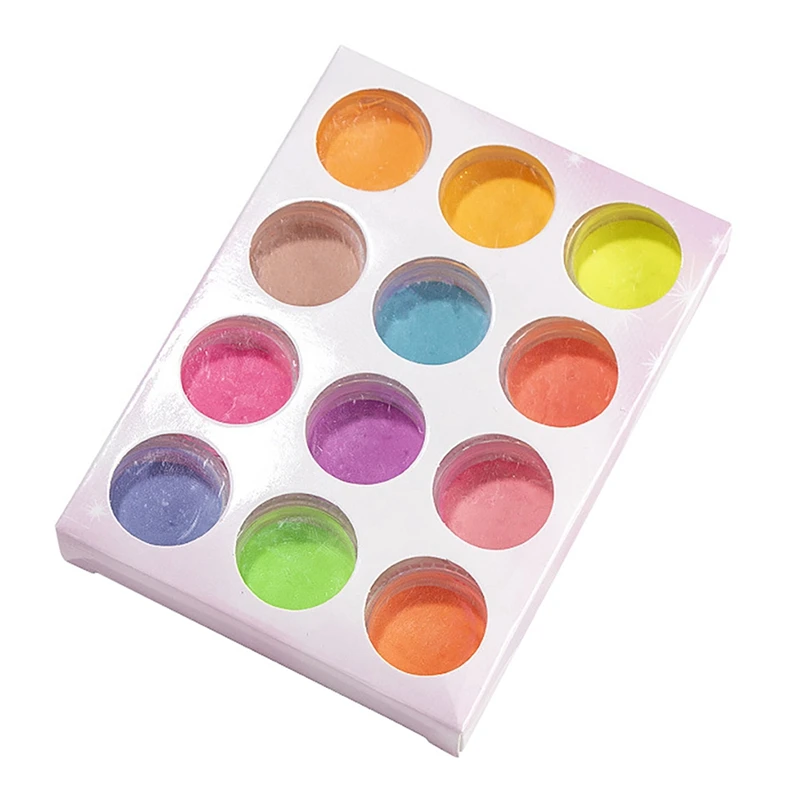 12 Colors Nail Art Luminous Carved Powder Super Bright Dipping Powder Luminous Nail Art Decorations UV Gel Polish Design 
12 Colors Nail Art Luminous Carved Powder Super Bright Dipping Powder Luminous Nail Art Decorations UV Gel Polish Design