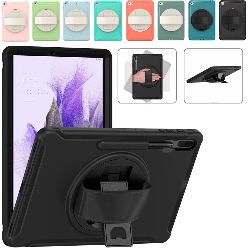 360 Rotation Hand Strap Kickstand Tablet Case For Samsung Galaxy Tab S8 Ultra 14.6 Inch SM-X900 X906 S7 FE Plus Protective Cover
360 Rotation Hand Strap Kickstand Tablet Case For Samsung Galaxy Tab S8 Ultra 14.6 Inch SM-X900 X906 S7 FE Plus Protective Cover