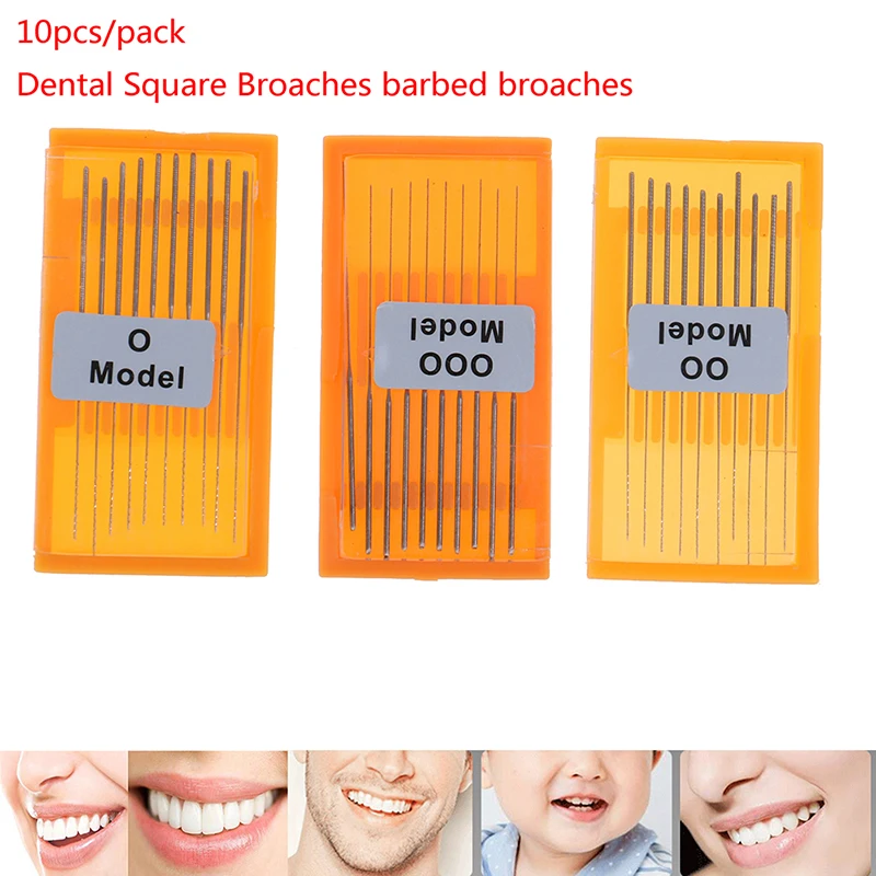 10Pcs Medical Stainless Steel Dental Barbed Broaches Endodontic Needles Files
10Pcs Medical Stainless Steel Dental Barbed Broaches Endodontic Needles Files
