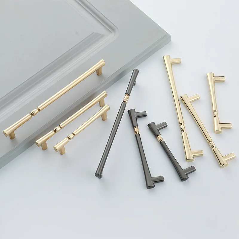 Zinc Alloy Black Gold Door Handles Kitchen Cabinet Handles Solid Drawer Pulls Knobs Cupboard Furniture Handle Hardware
Zinc Alloy Black Gold Door Handles Kitchen Cabinet Handles Solid Drawer Pulls Knobs Cupboard Furniture Handle Hardware