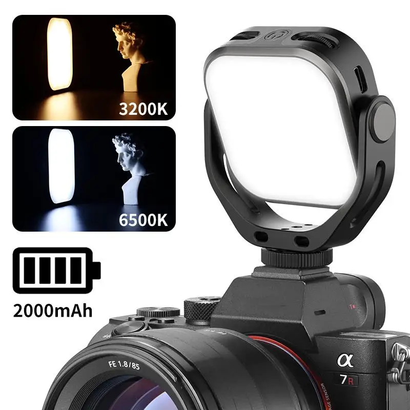 VL66 Dual Color Temperature Fill Light for DSLR Camera Photography Light 360Rotation Mount Bracket Rechargable Portable FillLigh
VL66 Dual Color Temperature Fill Light for DSLR Camera Photography Light 360Rotation Mount Bracket Rechargable Portable FillLigh