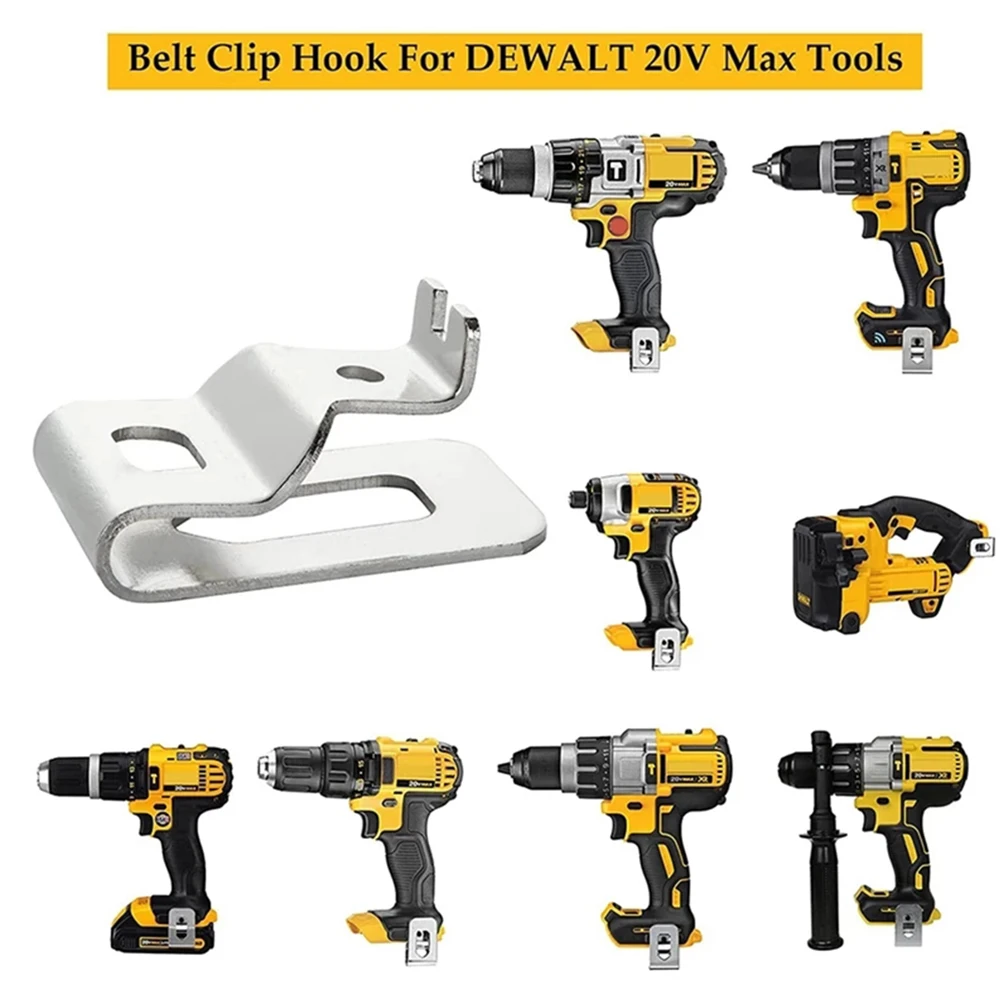 2pcs Belt Clip Hooks For DeWalt 18V 20V Drill Driver N268241 N169778 DCD980 Portable Tool Belt Hooks Storage Holder
2pcs Belt Clip Hooks For DeWalt 18V 20V Drill Driver N268241 N169778 DCD980 Portable Tool Belt Hooks Storage Holder