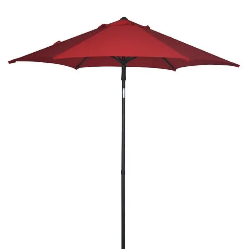 

Томатный красный круглый открытый Наклонный зонт для внутреннего дворика с функцией пуш-ап, дождевик, Зонт от дождя, пончо, зонтик от компании