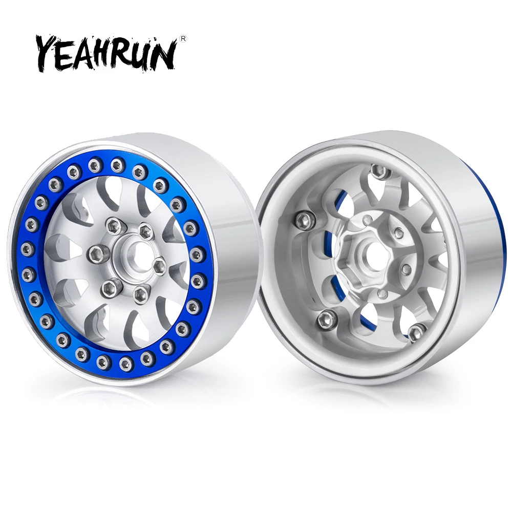 YEAHRUN 1.9inch CNC Aluminum Alloy Beadlock Wheel Rims Hubs for Axial SCX10 D90 1/10 RC Crawler Car Truck Upgrade Parts
YEAHRUN 1.9inch CNC Aluminum Alloy Beadlock Wheel Rims Hubs for Axial SCX10 D90 1/10 RC Crawler Car Truck Upgrade Parts