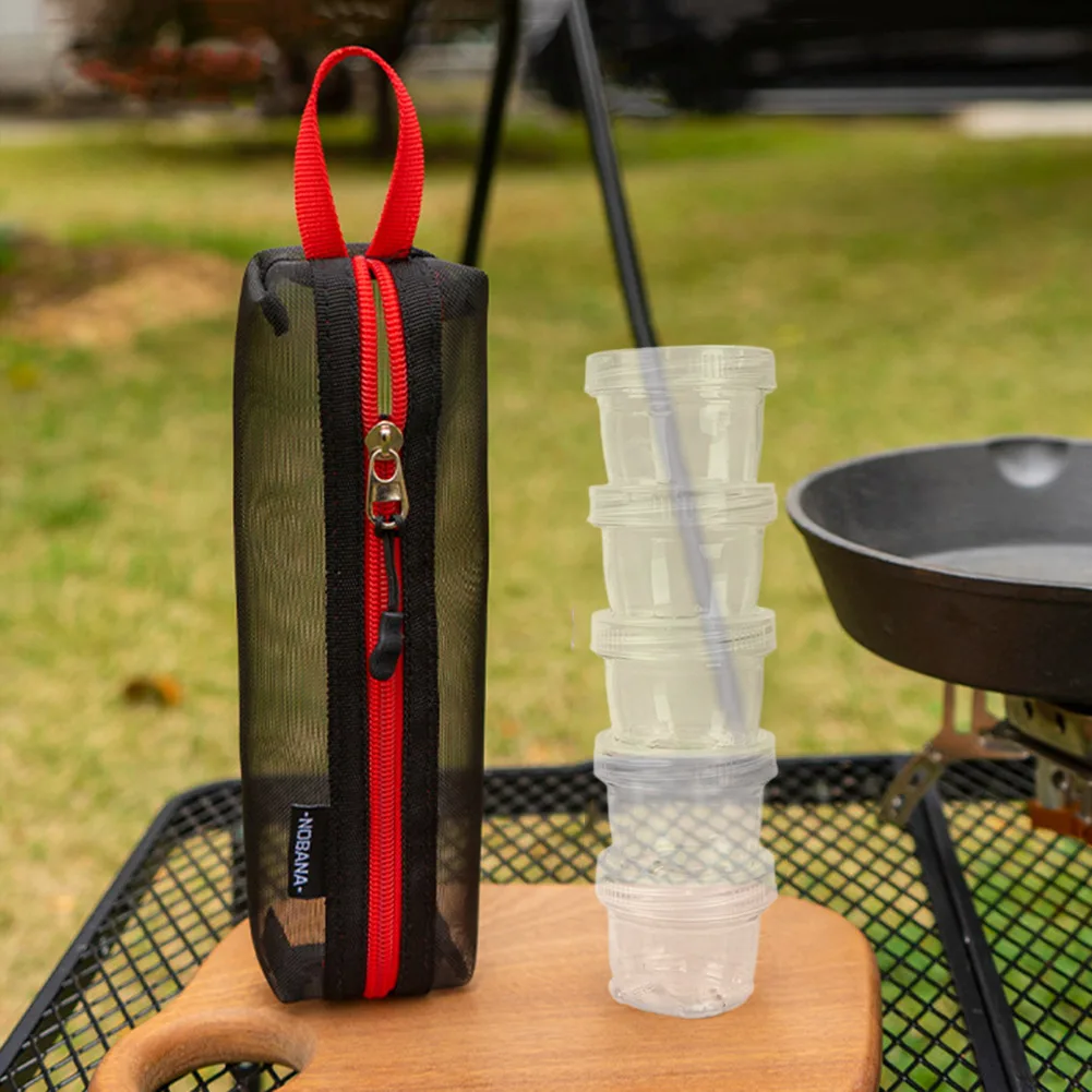 5pcs/pack Multifunctional 40ml Seasoning Box Organizer Portable Spice Bottle Set Camping Picnic Seasoning Mesh Storage Bag
5pcs/pack Multifunctional 40ml Seasoning Box Organizer Portable Spice Bottle Set Camping Picnic Seasoning Mesh Storage Bag