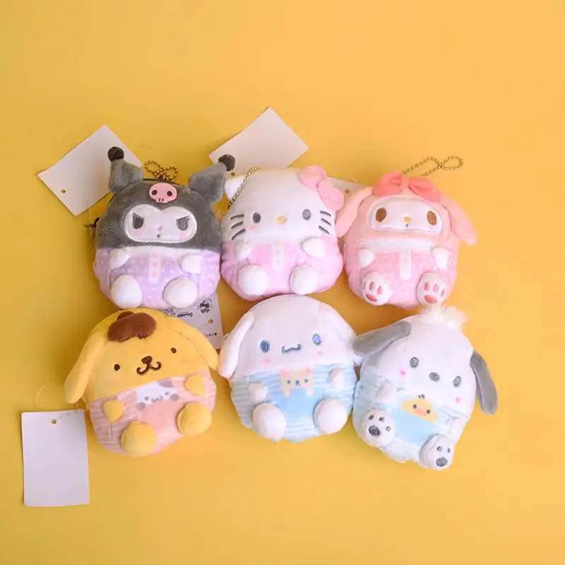 Cartoon My Melody Cinnamoroll Kuromi Plush Kawaii wallet Couple Bag Pendant Small Gift Key Chain Keychain for Girls
Cartoon My Melody Cinnamoroll Kuromi Plush Kawaii wallet Couple Bag Pendant Small Gift Key Chain Keychain for Girls