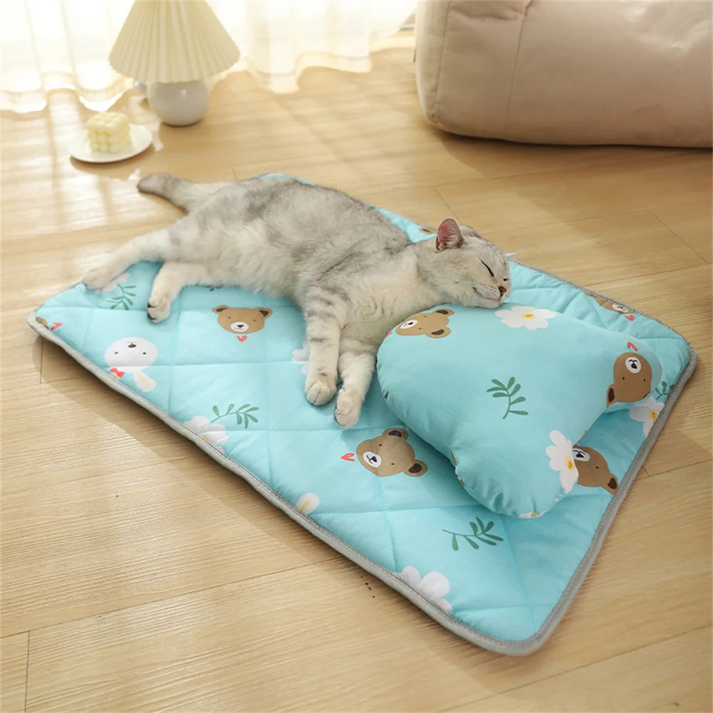 Cat Mat Sleeping Summer Pet Bed Cat Kitten Small Pillow Nest Cushion Cat Cage Mattress Non-stick Dogs Mat Reusable Washable
Cat Mat Sleeping Summer Pet Bed Cat Kitten Small Pillow Nest Cushion Cat Cage Mattress Non-stick Dogs Mat Reusable Washable