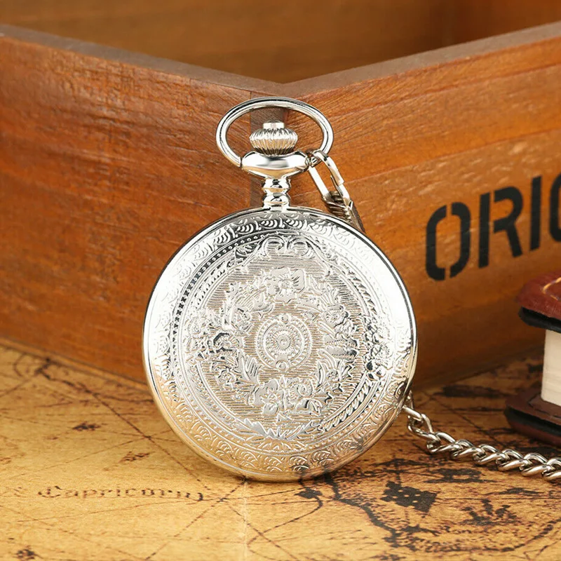 

Quartz Pocket Watch Numeral To My Son Love Roman Round Display Vintage with Gift Box Vintage Quartz Pocket Watch Gift H9