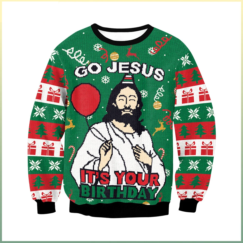 Christmas Sweaters Green Jumpers Funny Printed Holiday Party Xmas Sweatshirt for Party Birthday Xmas Sweatshirt 2022
Christmas Sweaters Green Jumpers Funny Printed Holiday Party Xmas Sweatshirt for Party Birthday Xmas Sweatshirt 2022
