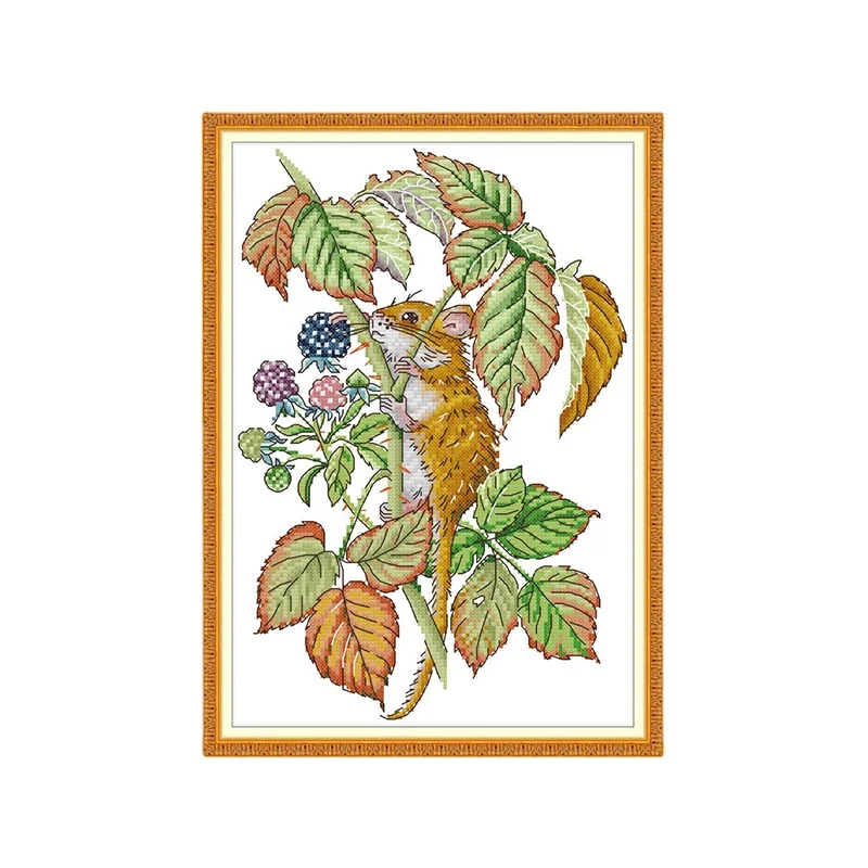 Mouselet Cross Stitch Sets DMC Cotton Thread Printed Canvas Needlework Embroidery DIY Handmade 14ct 11ct Count Print Canvas Kits
Mouselet Cross Stitch Sets DMC Cotton Thread Printed Canvas Needlework Embroidery DIY Handmade 14ct 11ct Count Print Canvas Kits