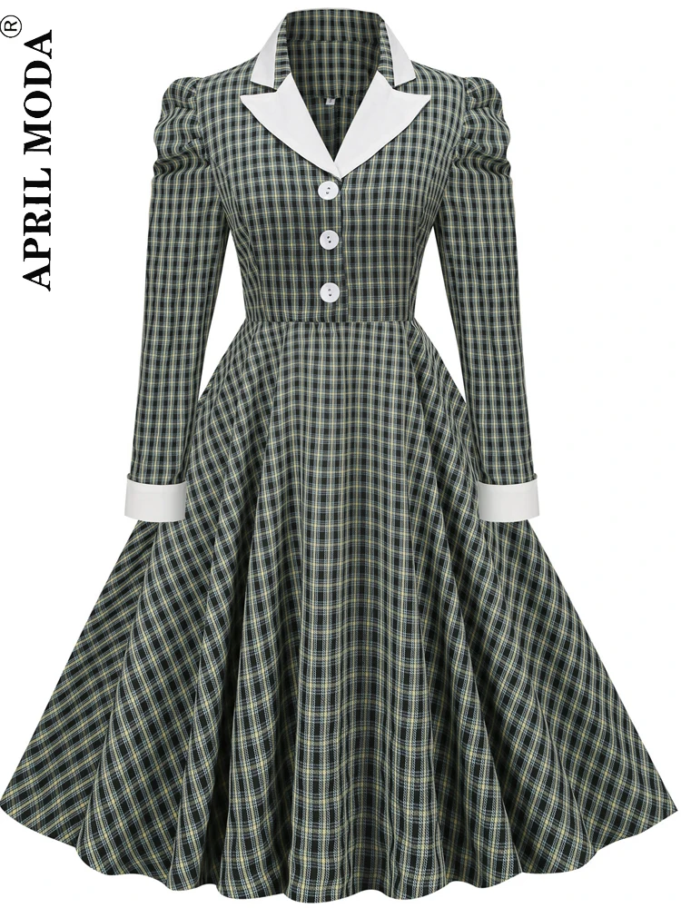 2022 элегантное клетчатое Ретро винтажное платье Хепберн с пышными рукавами осенне-зимний блейзер с длинными рукавами туника миди подиумные ...
2022 элегантное клетчатое Ретро винтажное платье Хепберн с пышными рукавами осенне-зимний блейзер с длинными рукавами туника миди подиумные ...