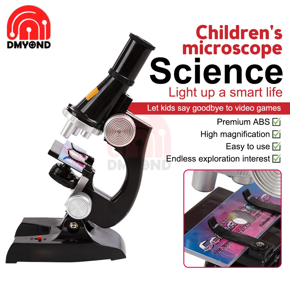 Kids Science Microscope Biological Microscope 100x 200x 4500x School Science Experiment Education Scientific Toys for Children
Kids Science Microscope Biological Microscope 100x 200x 4500x School Science Experiment Education Scientific Toys for Children