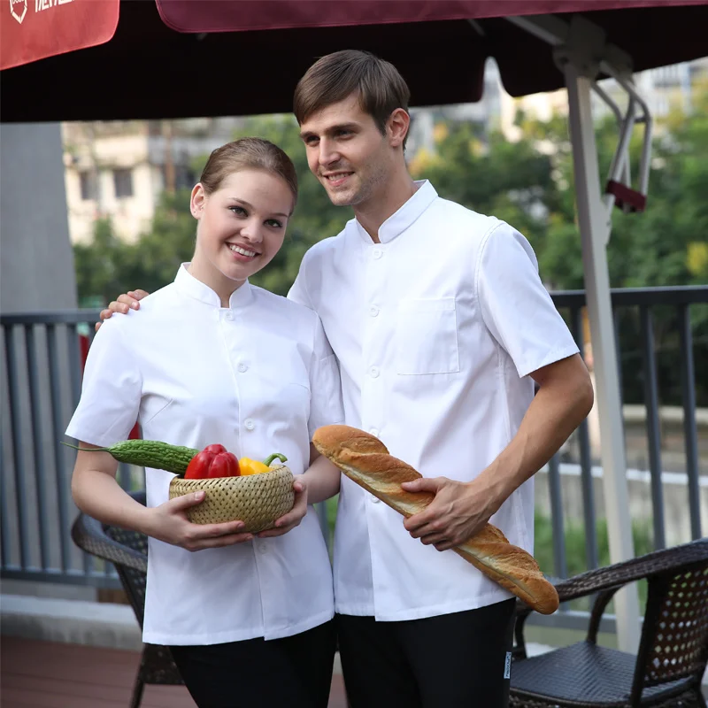 Work clothing wholesale Hotel quality uniformes de chef white long sleeve chefs uniform workwear for women apparel free shipping
Work clothing wholesale Hotel quality uniformes de chef white long sleeve chefs uniform workwear for women apparel free shipping