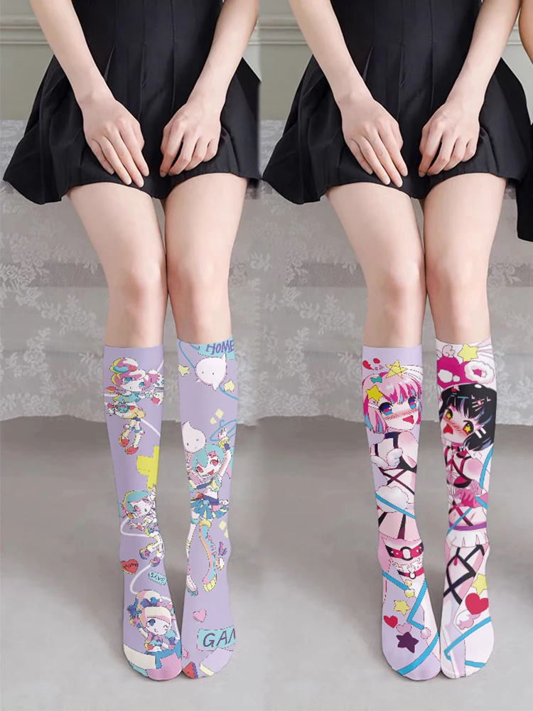 Stockings Female Cartoon Girl Harajuku Casual Fashion 3D Printing Strawberry Medium Tube Stockings Thin Silk Summer Sweet Socks
Stockings Female Cartoon Girl Harajuku Casual Fashion 3D Printing Strawberry Medium Tube Stockings Thin Silk Summer Sweet Socks
