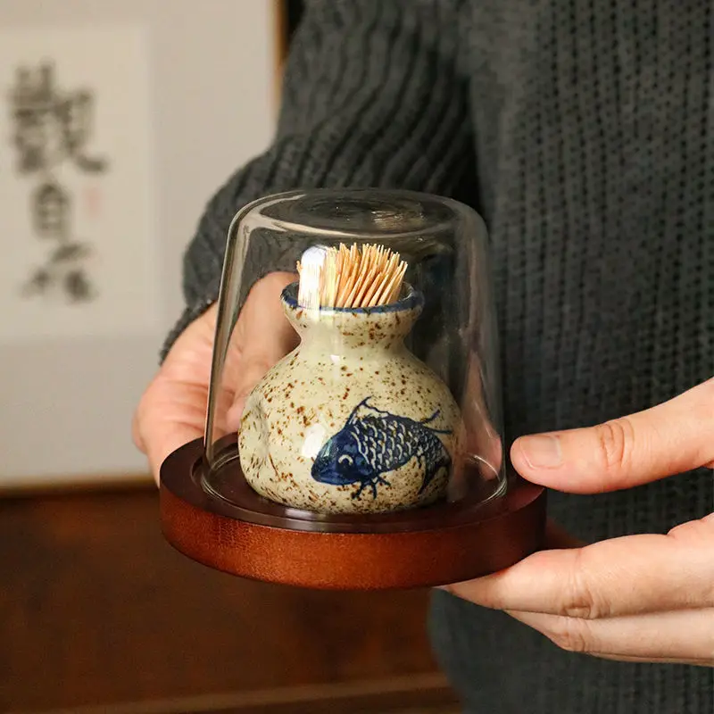 Japen Style Ceramics Toothpick Box Table Decorated Toothpick Storage Box European Ceramics Toothpick Holder Contain Dispenser
Japen Style Ceramics Toothpick Box Table Decorated Toothpick Storage Box European Ceramics Toothpick Holder Contain Dispenser