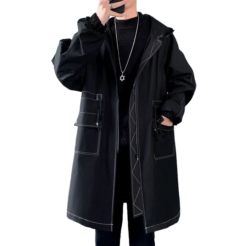 Мужской длинный армейский тренчкот VERSMA, зеленая и черная Водонепроницаемая ветровка большого размера с длинным рукавом и капюшоном в стиле милитари, лето
Мужской длинный армейский тренчкот VERSMA, зеленая и черная Водонепроницаемая ветровка большого размера с длинным рукавом и капюшоном в стиле милитари, лето