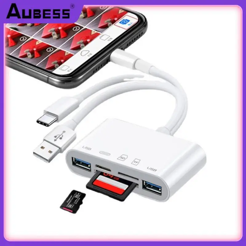 Universal Type-c Docking Station With Sd / Tf Card Reader Usb Otg Converter Adapter Multi-function Data Converter Portable
Universal Type-c Docking Station With Sd / Tf Card Reader Usb Otg Converter Adapter Multi-function Data Converter Portable