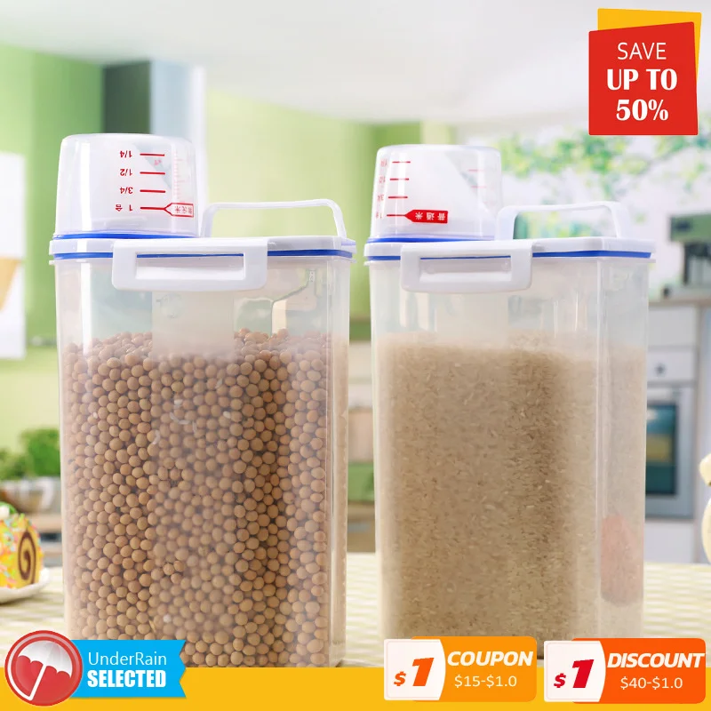 2kg Kitchen Collection Household Washing Powder Storage Box Portable With Measuring Cup Rice Storage Bottle Laundry Powder Box
2kg Kitchen Collection Household Washing Powder Storage Box Portable With Measuring Cup Rice Storage Bottle Laundry Powder Box