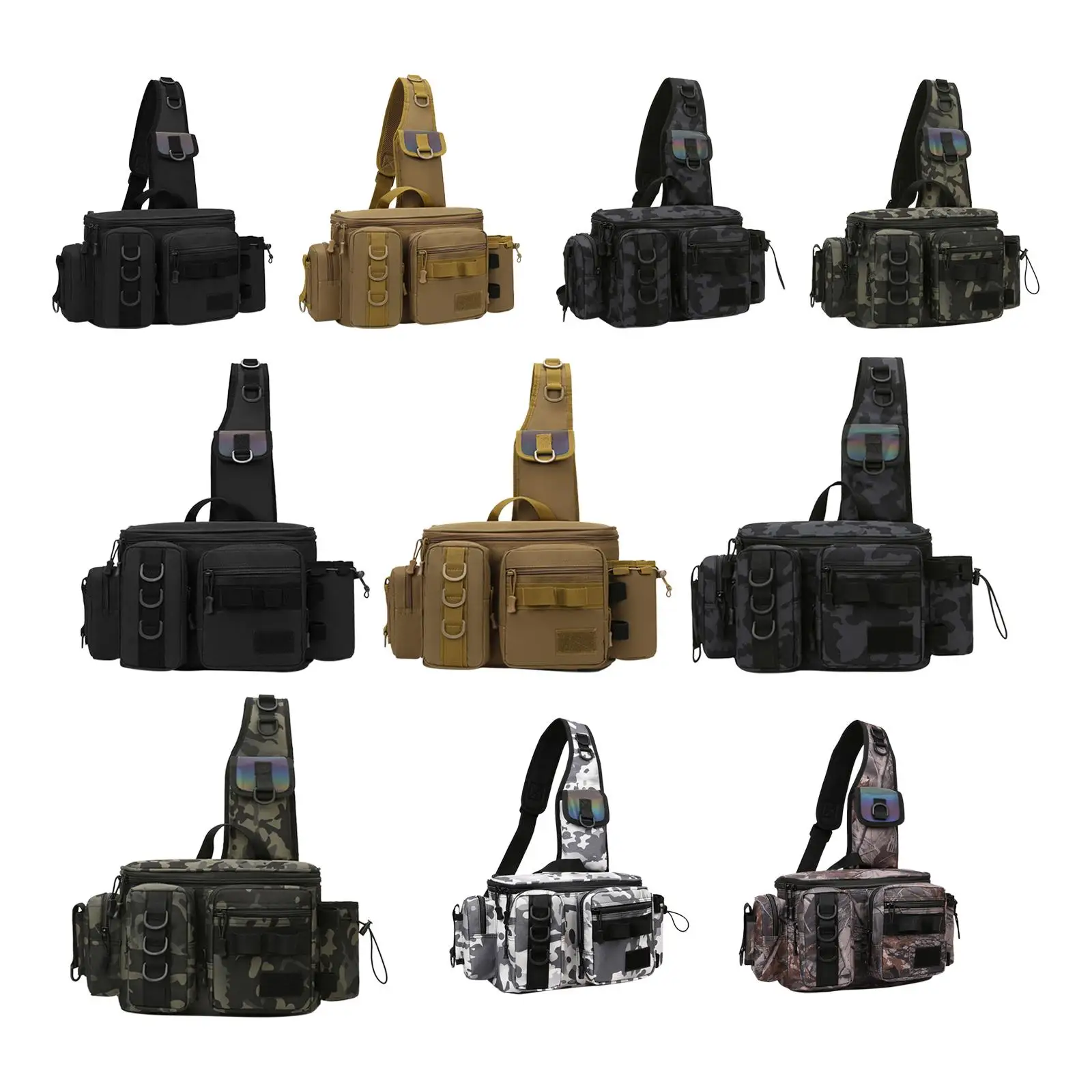 Fishing Tackle Bag Rod Holder Sling Pack Carry Case Bag Shoulder Bag Fishing Fanny Pack Chest Pack for Men Trekking Hunting
Fishing Tackle Bag Rod Holder Sling Pack Carry Case Bag Shoulder Bag Fishing Fanny Pack Chest Pack for Men Trekking Hunting