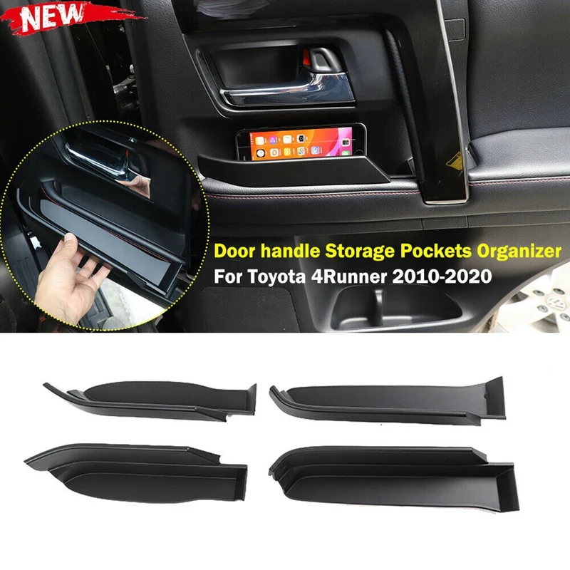 For 4Runner Side Door Storage Box Glove Organizer Tray for 2010-2020 Toyota 4Runner, ABS Black 4Pcs
For 4Runner Side Door Storage Box Glove Organizer Tray for 2010-2020 Toyota 4Runner, ABS Black 4Pcs