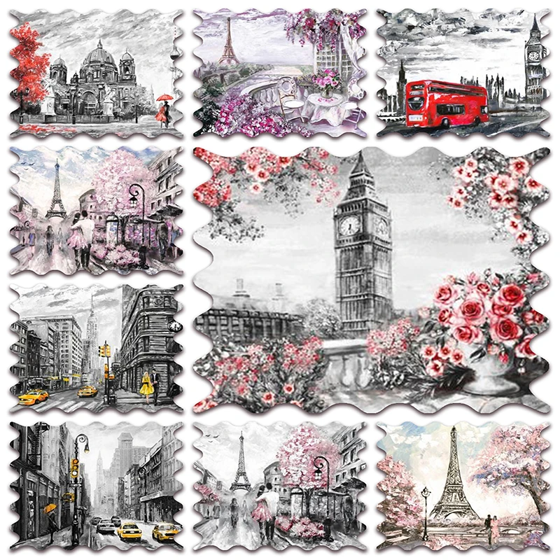 New Full Diamond painting mosaic embroidery Big Ben Eiffel Tower Maple Trees Buses Ships City Streets Churches Cross stitch S129
New Full Diamond painting mosaic embroidery Big Ben Eiffel Tower Maple Trees Buses Ships City Streets Churches Cross stitch S129