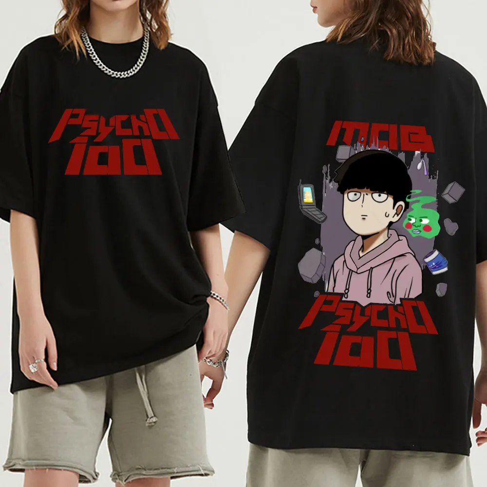 Japanese Anime Mob Psycho 100 T Shirt Manga Shigeo Kageyama Graphic Print Short Sleeve T Shirts Oversized Unisex Streetwear Tops
Japanese Anime Mob Psycho 100 T Shirt Manga Shigeo Kageyama Graphic Print Short Sleeve T Shirts Oversized Unisex Streetwear Tops