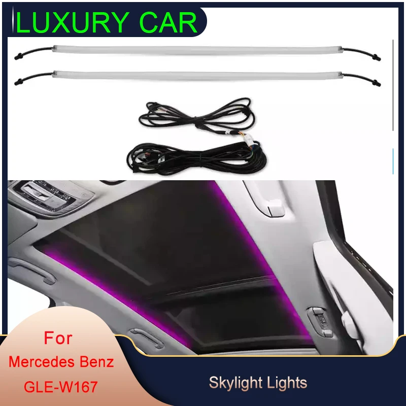 64 Colours LED Skylight Lights For Mercedes Benz W167 GLE GLS AMG GLE53 Car Interior Multicolor Ambient Light Sunroof Lamp Refit
64 Colours LED Skylight Lights For Mercedes Benz W167 GLE GLS AMG GLE53 Car Interior Multicolor Ambient Light Sunroof Lamp Refit