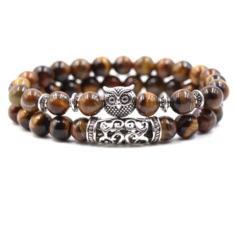 Suit Natural Tiger Eye Stone Hand Carved 8mm Round Bead Bracelet Fashion Boutique Jewelry Men's and Women's Set Bracelet
Suit Natural Tiger Eye Stone Hand Carved 8mm Round Bead Bracelet Fashion Boutique Jewelry Men's and Women's Set Bracelet