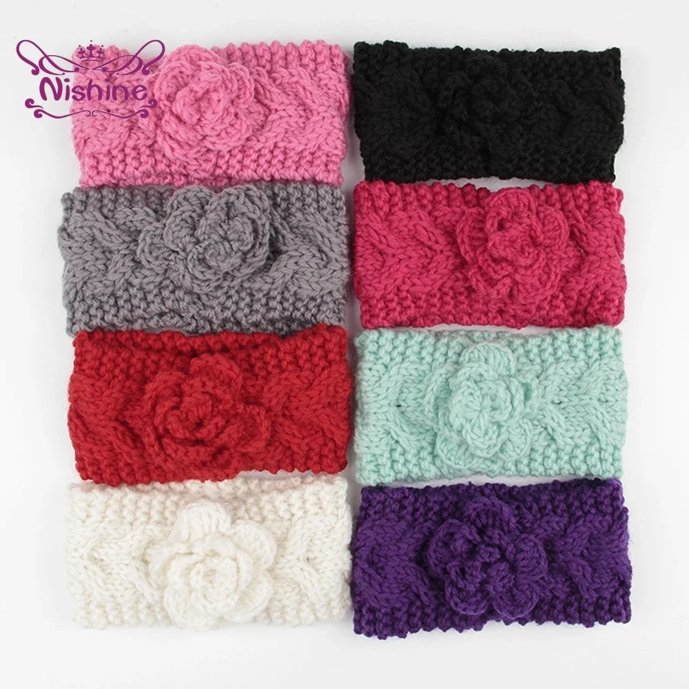 Nishine 10pcs/lot Crochet Knitted Flower Baby Girls Turban Headband Ear Warm Headwraps Newborn Toddler Kids Hair Accessories
Nishine 10pcs/lot Crochet Knitted Flower Baby Girls Turban Headband Ear Warm Headwraps Newborn Toddler Kids Hair Accessories