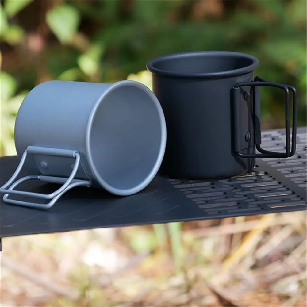 300ml Outdoor Camping Cup With Foldable Handle Portable Ultra-light Aluminum Alloy Mug For Outdoor Hiking Cooking
300ml Outdoor Camping Cup With Foldable Handle Portable Ultra-light Aluminum Alloy Mug For Outdoor Hiking Cooking