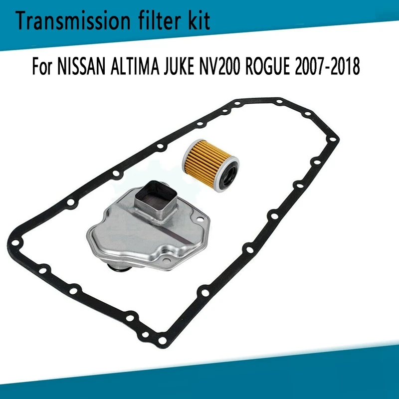 1Set Transmission Filter Kit Filter With Cooling Gasket For NISSAN ALTIMA JUKE NV200 ROGUE 2007-2018
1Set Transmission Filter Kit Filter With Cooling Gasket For NISSAN ALTIMA JUKE NV200 ROGUE 2007-2018