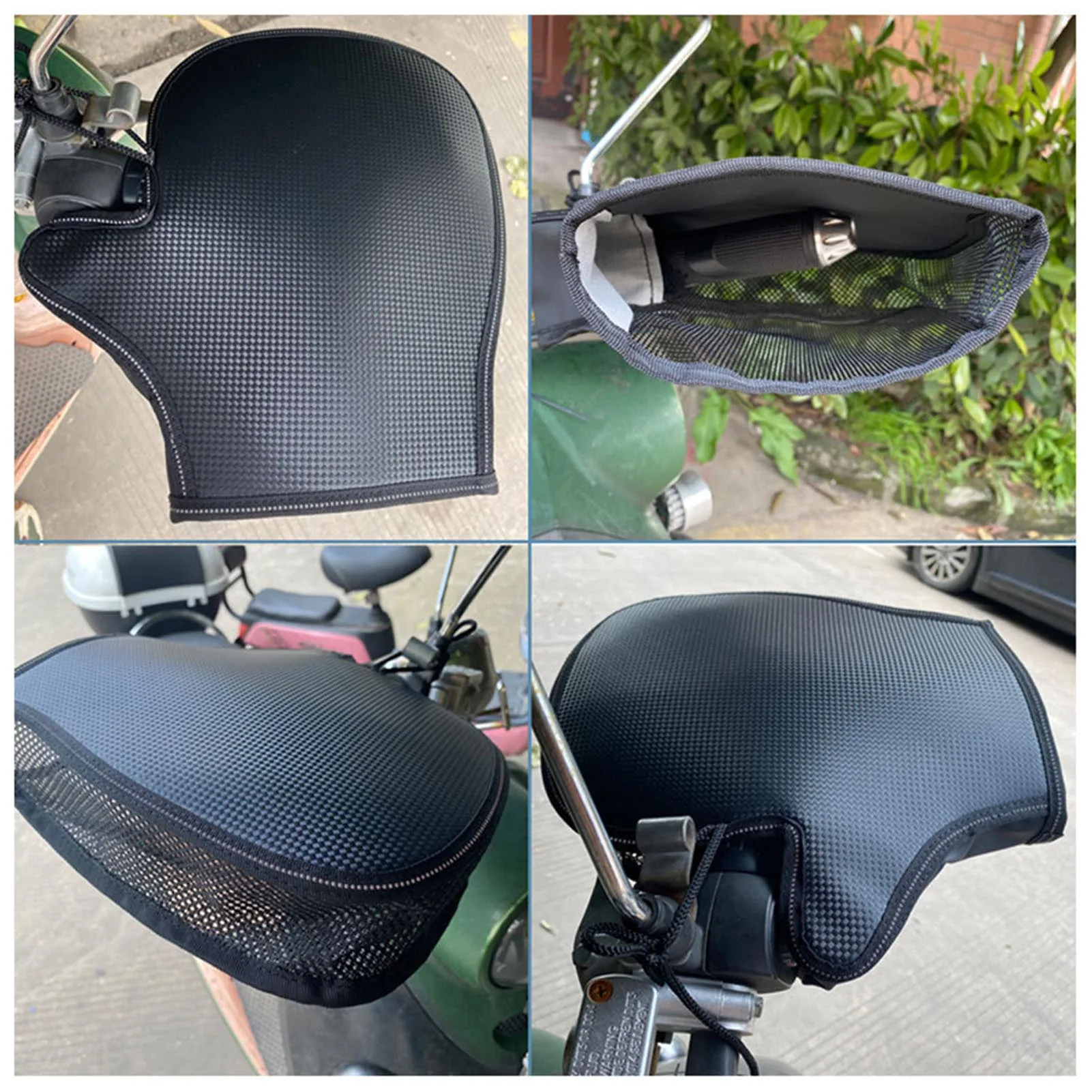 Motorcycle Handlebar Muffs Waterproof PVC Leather Mesh Gloves PVC Leather Waterproof Sun Protection Gloves With Reflective Strip
Motorcycle Handlebar Muffs Waterproof PVC Leather Mesh Gloves PVC Leather Waterproof Sun Protection Gloves With Reflective Strip