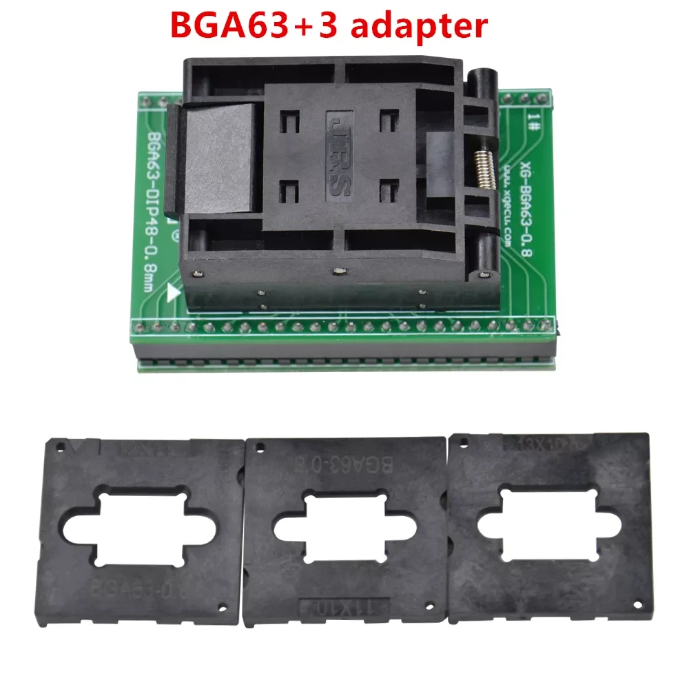 Frame BGA63 Adapter Only For XGecu T56 Nand Programmer with 3 Socket BGA63 Test Clip Smart Chip for T56 Base Programming
Frame BGA63 Adapter Only For XGecu T56 Nand Programmer with 3 Socket BGA63 Test Clip Smart Chip for T56 Base Programming
