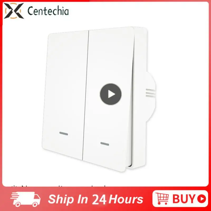 1PCS Tuya Smart Light Switch No Neutral Wire No Capacitor Needed Smart Life App 1/2/3 Gang Works with Alexa Home
1PCS Tuya Smart Light Switch No Neutral Wire No Capacitor Needed Smart Life App 1/2/3 Gang Works with Alexa Home