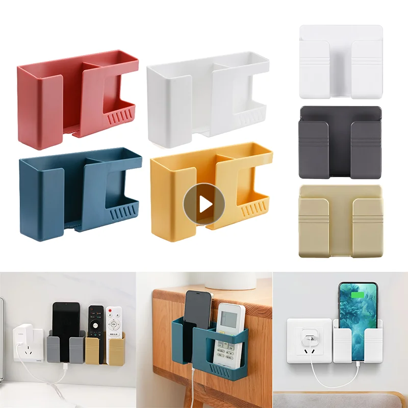 Wall Mount Phone Plug Holder Mobile Phone Charging Stand Air Conditioner TV Remote Control Storage Box Home Storage Holders Rack
Wall Mount Phone Plug Holder Mobile Phone Charging Stand Air Conditioner TV Remote Control Storage Box Home Storage Holders Rack