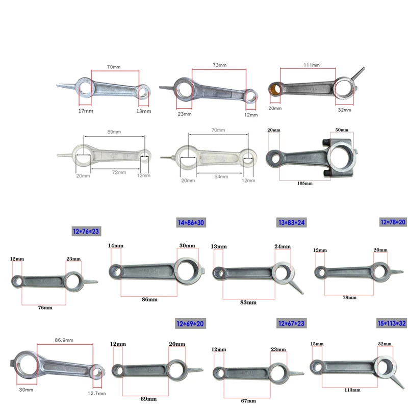 Air Compressor Connecting Rod Silver Aluminum Alloy Connect Link Rod Multiple Sizes Air Compressor Accessories Air Tool Fittings
Air Compressor Connecting Rod Silver Aluminum Alloy Connect Link Rod Multiple Sizes Air Compressor Accessories Air Tool Fittings