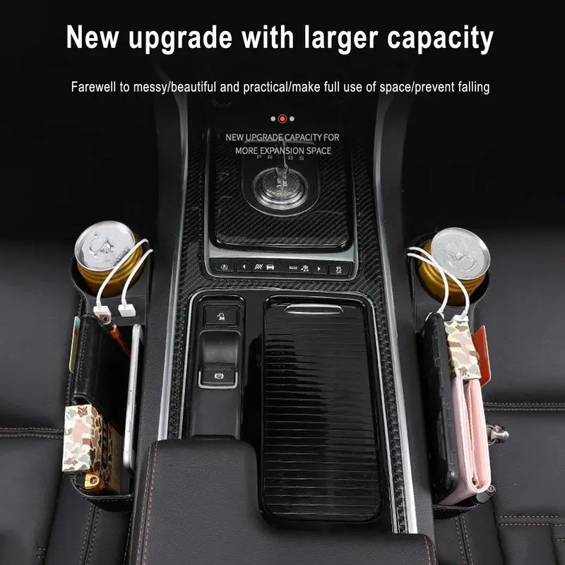 Автомобильный держатель для зазора на сиденье, многофункциональный блокировщик зазоров на консоль с двумя USB-портами, многофункциональный держатель зазоров
Автомобильный держатель для зазора на сиденье, многофункциональный блокировщик зазоров на консоль с двумя USB-портами, многофункциональный держатель зазоров