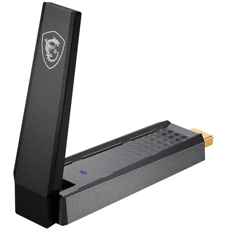 Двухдиапазонный USB-адаптер MSI Microstar GUAX18 AX1800 WiFi6 с удлинительным кабелем