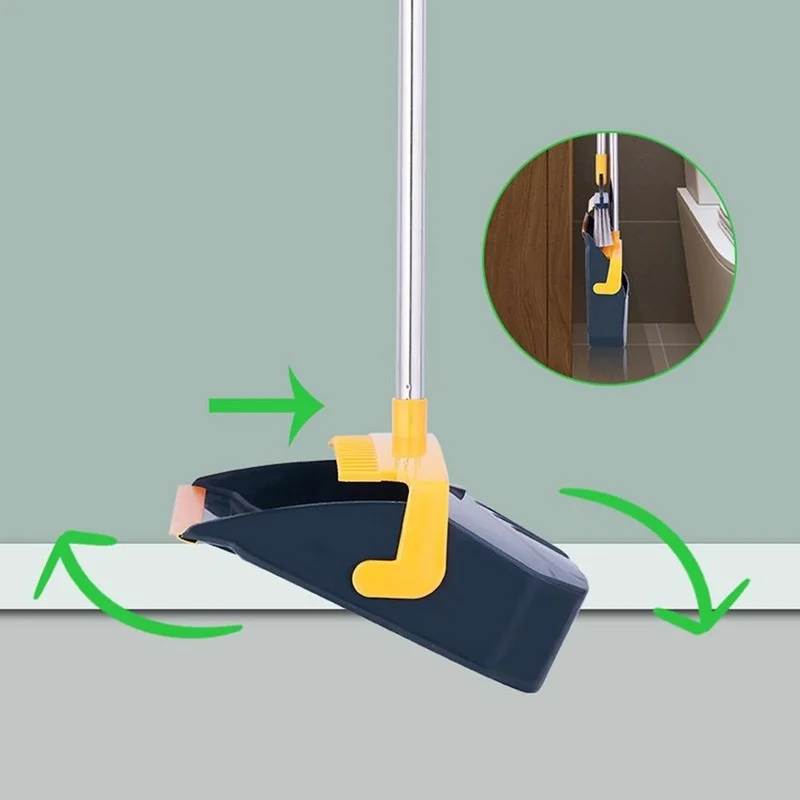 Broom and Dustpan Set Easy Cleaning Floor Dust Household Adjustable Upright Broom Dustpan Set with Extendable Home Pick Up Tool 
Broom and Dustpan Set Easy Cleaning Floor Dust Household Adjustable Upright Broom Dustpan Set with Extendable Home Pick Up Tool