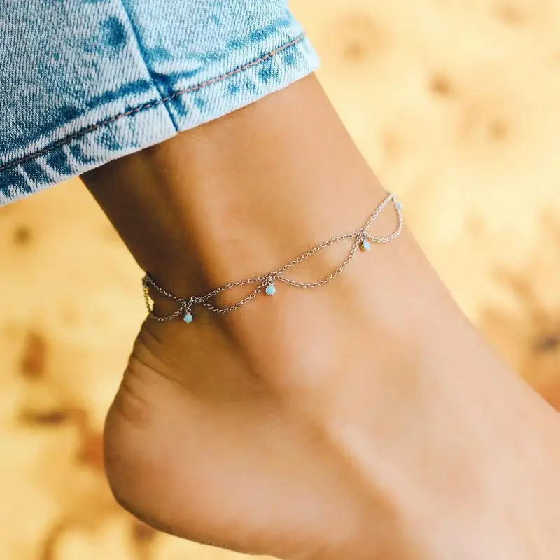 Summer new tassel anklets for woman boho fashion simple turquoise anklet bracelet beach accessories jewelry wholesale
Summer new tassel anklets for woman boho fashion simple turquoise anklet bracelet beach accessories jewelry wholesale