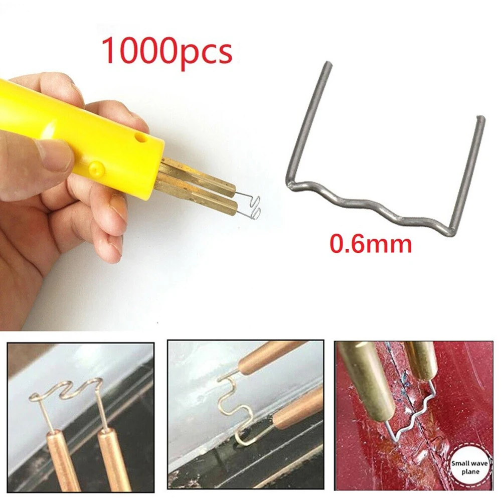 1000Pcs Staples For Hot Stapler Plastic Repair Wave Staples Bumper Bodywork Repairs 0.6mm S Wave Staples
1000Pcs Staples For Hot Stapler Plastic Repair Wave Staples Bumper Bodywork Repairs 0.6mm S Wave Staples