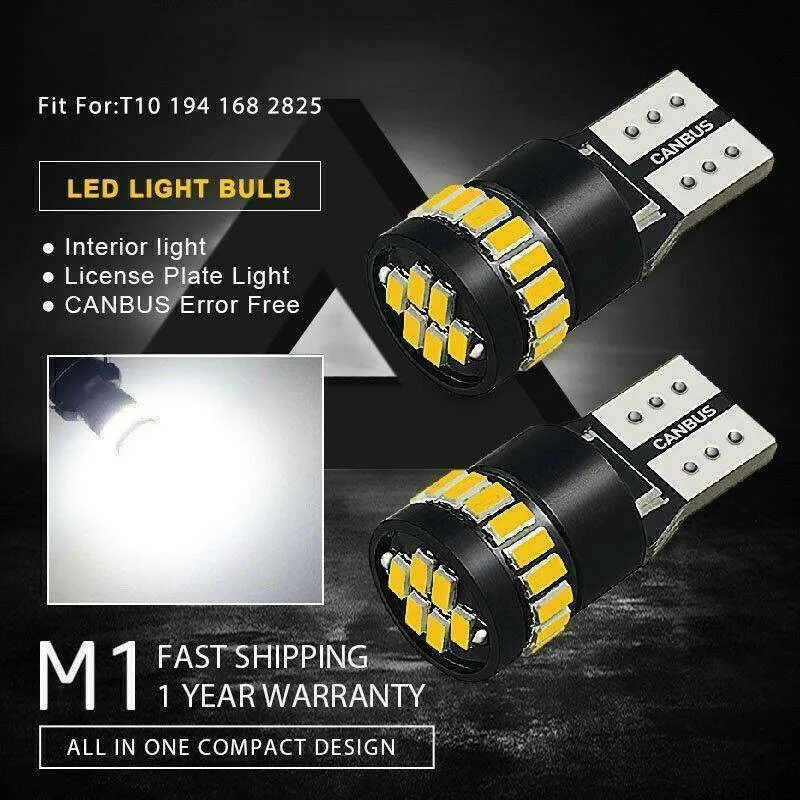 1 Pair T10 501 194 W5W SMD 24 LED Car CANBUS Free Wedge Light Bulbs White Car Accessories High Quality Lights
1 Pair T10 501 194 W5W SMD 24 LED Car CANBUS Free Wedge Light Bulbs White Car Accessories High Quality Lights