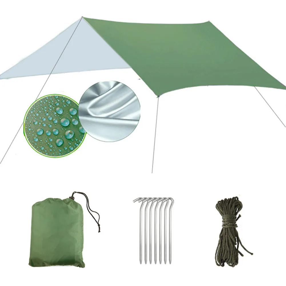 Outdoor Waterproof Tent Tarp Rain Sun Shade Garden Awning Canopy Sunshade Shelter Camping Ham Mock Picnic Cover Shade Tent
Outdoor Waterproof Tent Tarp Rain Sun Shade Garden Awning Canopy Sunshade Shelter Camping Ham Mock Picnic Cover Shade Tent