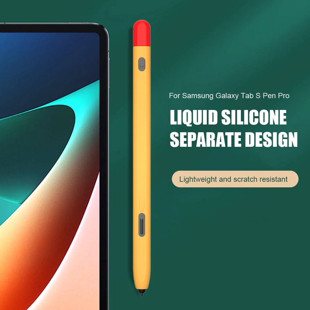 Silicone Pencil Case for Samsung Galaxy Tab S Pen Pro Tablet Touch Pen Anti-fall Soft Protective Sleeve Anti Lost Stylus Cover
Silicone Pencil Case for Samsung Galaxy Tab S Pen Pro Tablet Touch Pen Anti-fall Soft Protective Sleeve Anti Lost Stylus Cover