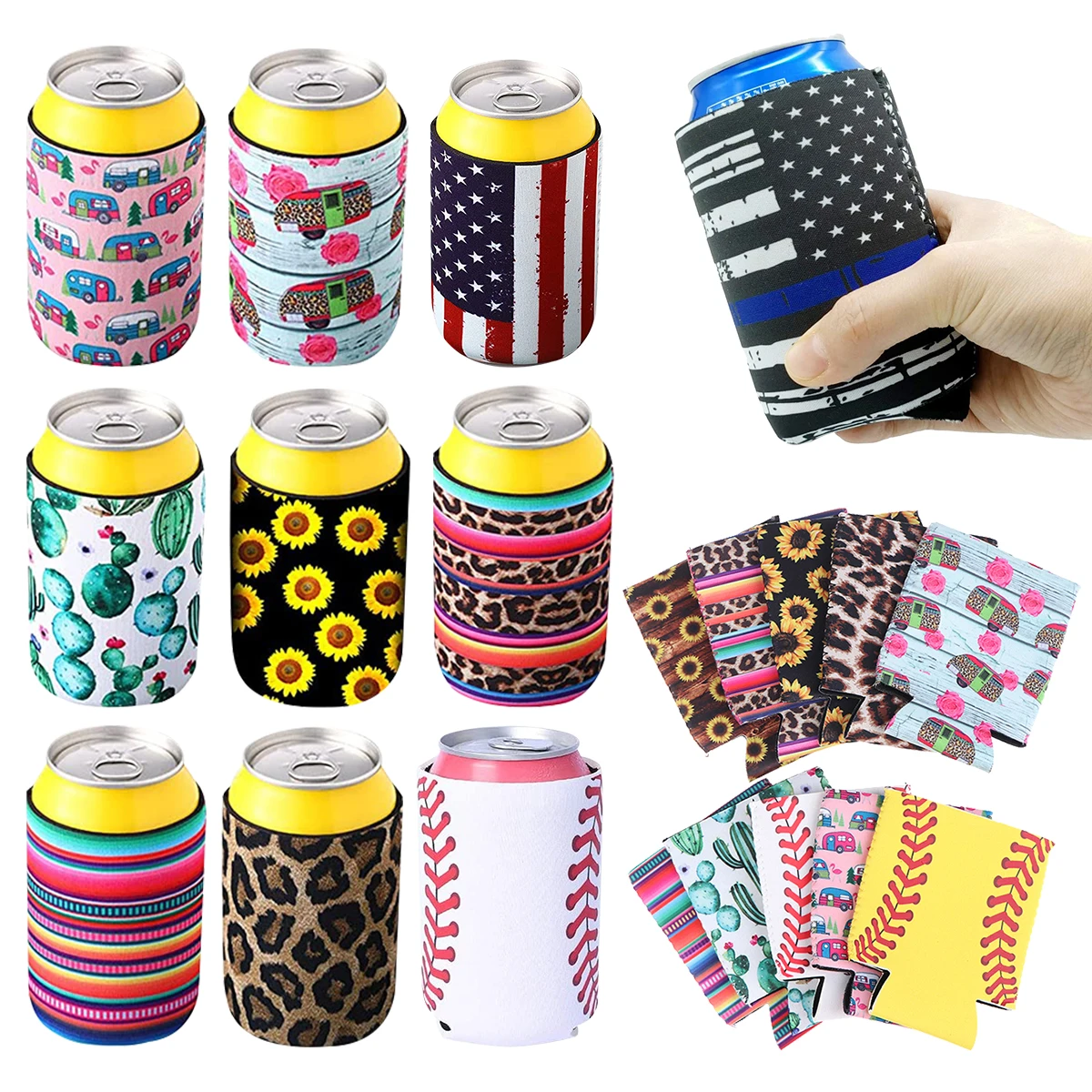 4Pcs Neoprene Can Sleeves Drink Cooler Tropical Summer Cola Soda Beer Reusable Cans Covers for Weddings Birthday Beach Parties
4Pcs Neoprene Can Sleeves Drink Cooler Tropical Summer Cola Soda Beer Reusable Cans Covers for Weddings Birthday Beach Parties