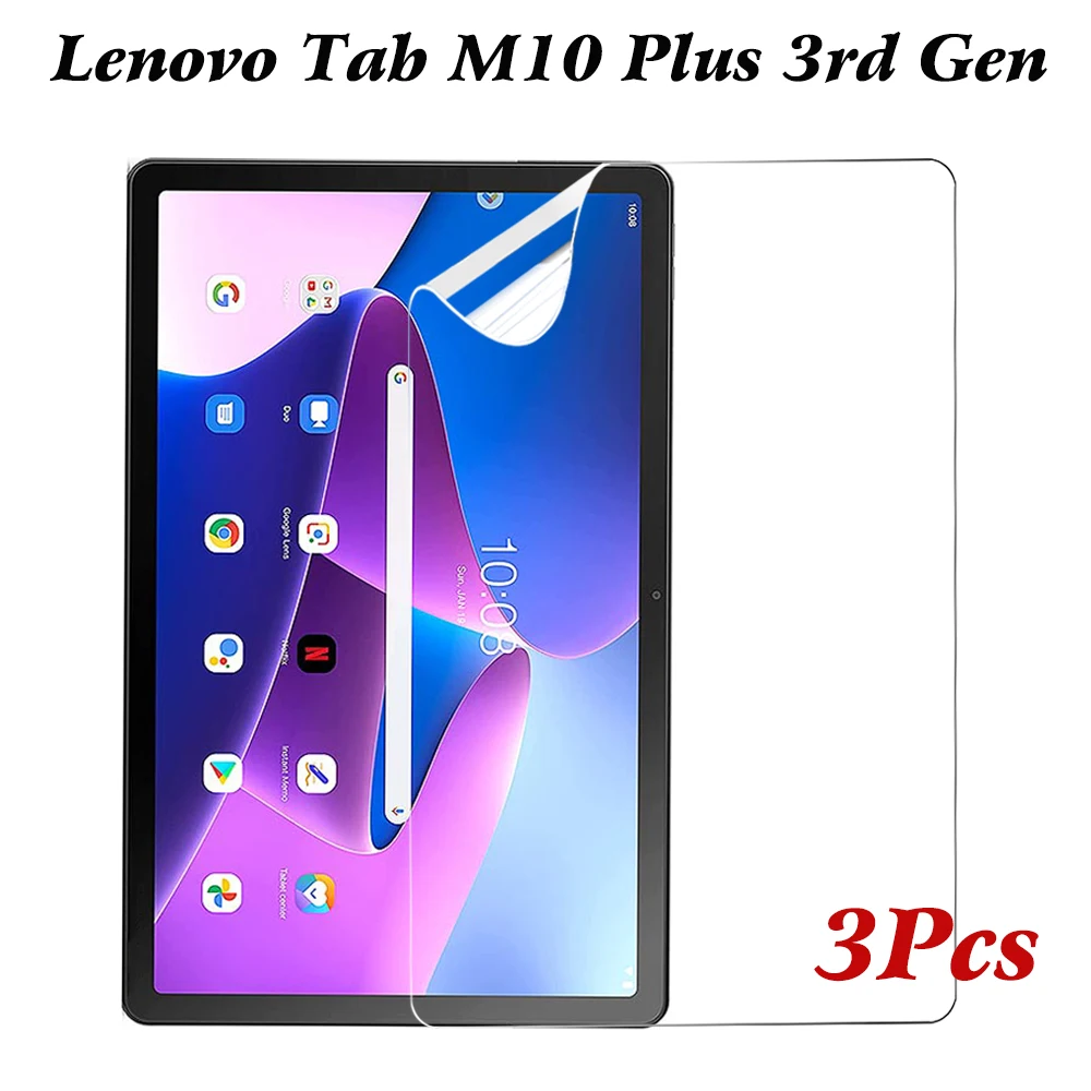 Мягкая ПЭТ-пленка для Lenovo Tab M10 Plus 3-го поколения 2022 TB-125U/F TB-128F, защитные пленки для экрана, мягкая пленка для планшета, 3 упаковки
Мягкая ПЭТ-пленка для Lenovo Tab M10 Plus 3-го поколения 2022 TB-125U/F TB-128F, защитные пленки для экрана, мягкая пленка для планшета, 3 упаковки