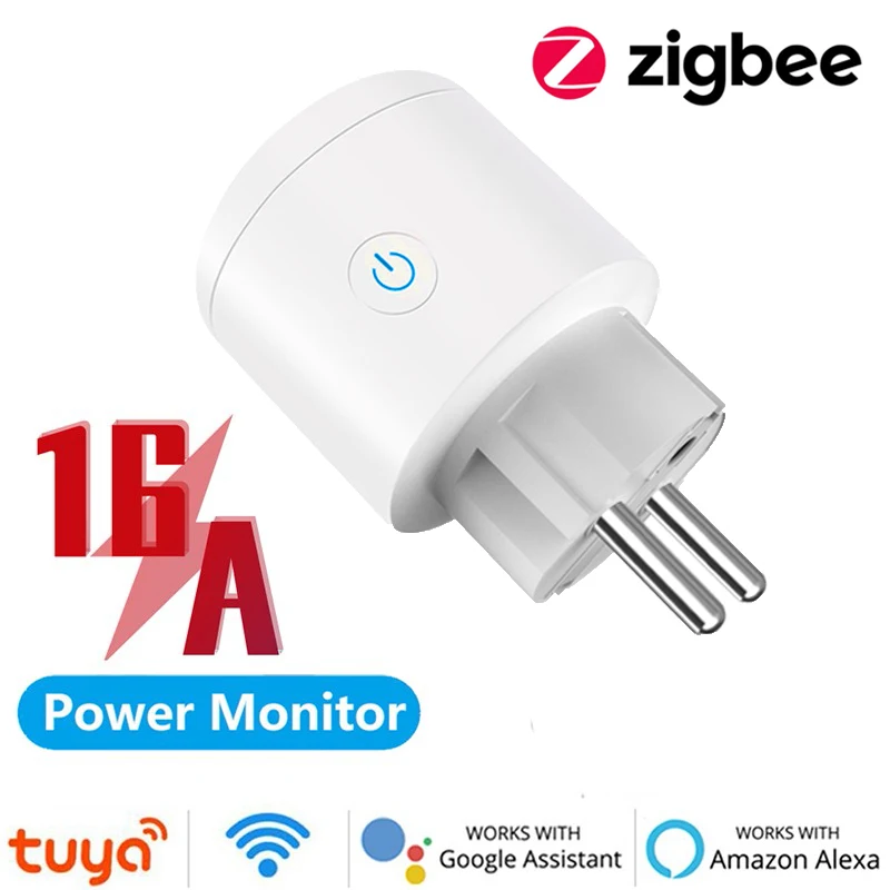 ZigBee Socket Plug EU 16A Smart Outlet Adapter Power Monitor Timing Tuya SmartLife APP Voice Control Work With Alexa Google Home
ZigBee Socket Plug EU 16A Smart Outlet Adapter Power Monitor Timing Tuya SmartLife APP Voice Control Work With Alexa Google Home