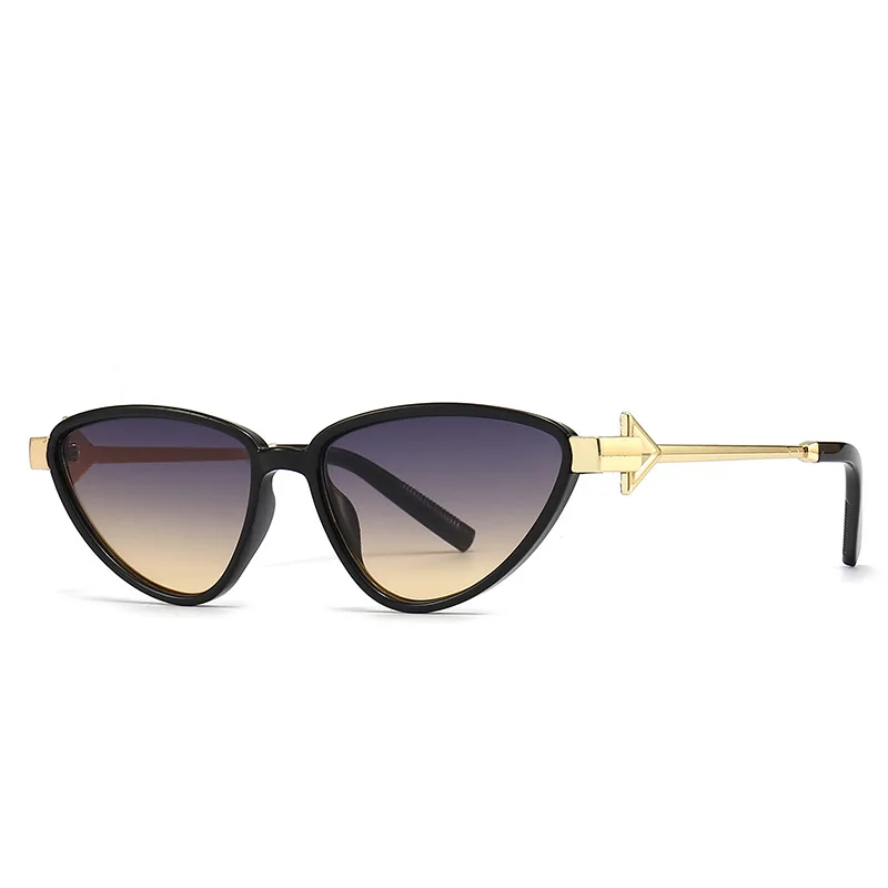 

Солнцезащитные очки «кошачий глаз» для мужчин и женщин, роскошные брендовые дизайнерские трендовые Модные Винтажные очки со стрелками, пикантные женские UV400