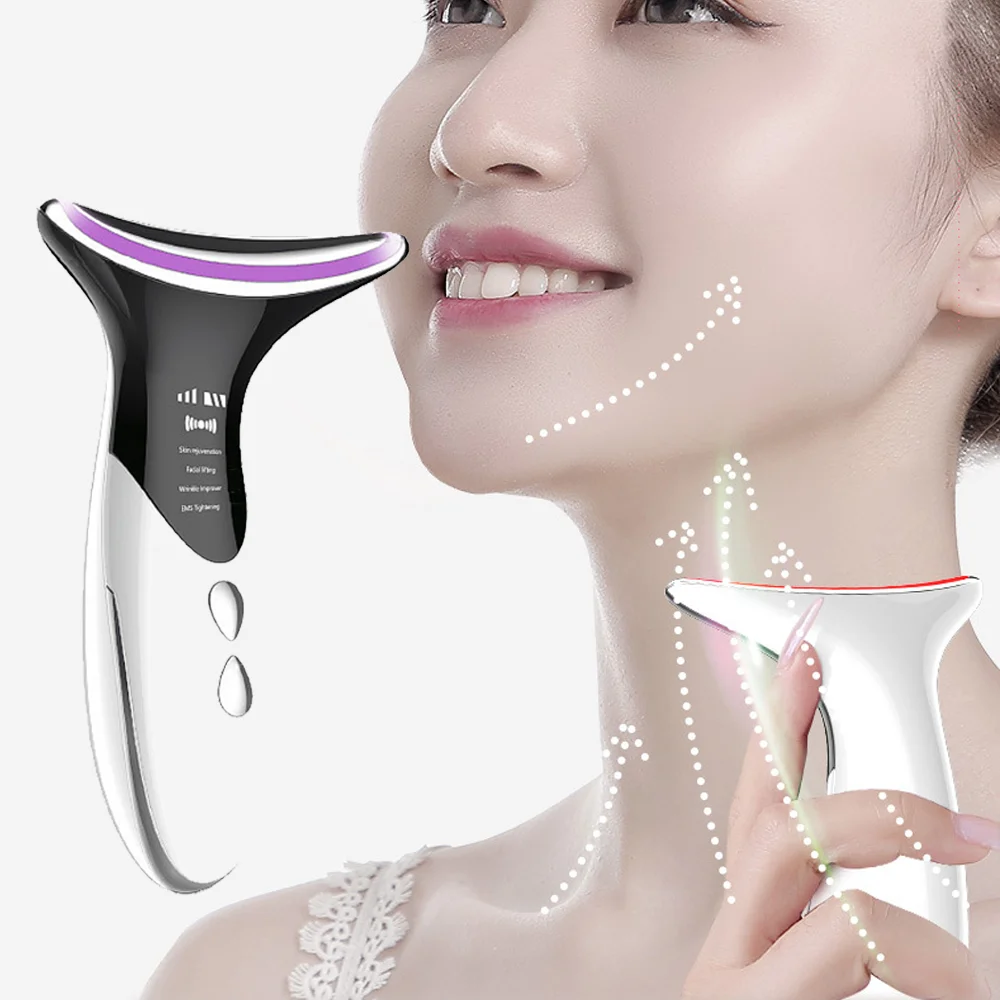 EMS Face Neck Massager LED Photon Therapy Facial Lifting Beauty Devices Vibration Remove Double Chin Anti Wrinkle Skin Care Tool
EMS Face Neck Massager LED Photon Therapy Facial Lifting Beauty Devices Vibration Remove Double Chin Anti Wrinkle Skin Care Tool